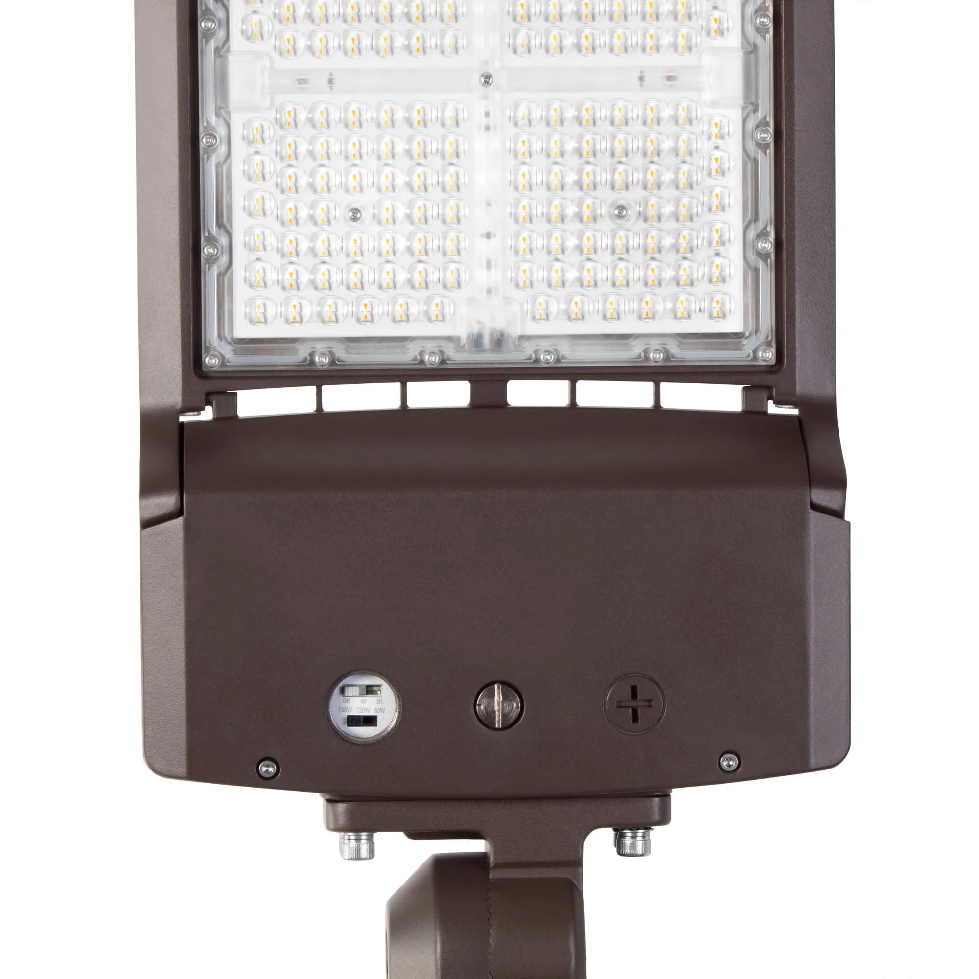 150W/120W/80W LED Area Light With Direct Mount - 3K/4K/5K CCT - 277-480VAC