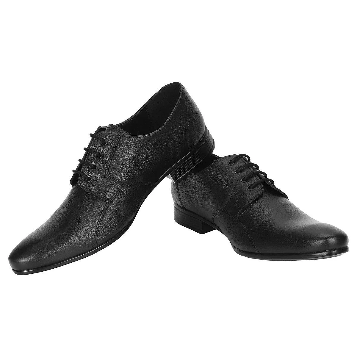 Mens Premium Quality, Non-Defective Black Formal Shoes