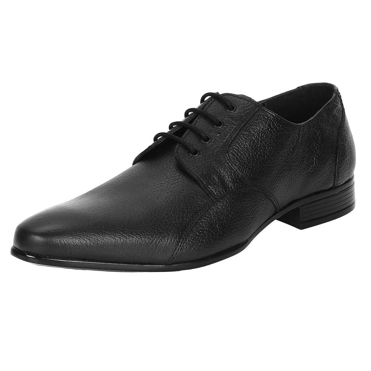 Mens Premium Quality, Non-Defective Black Formal Shoes