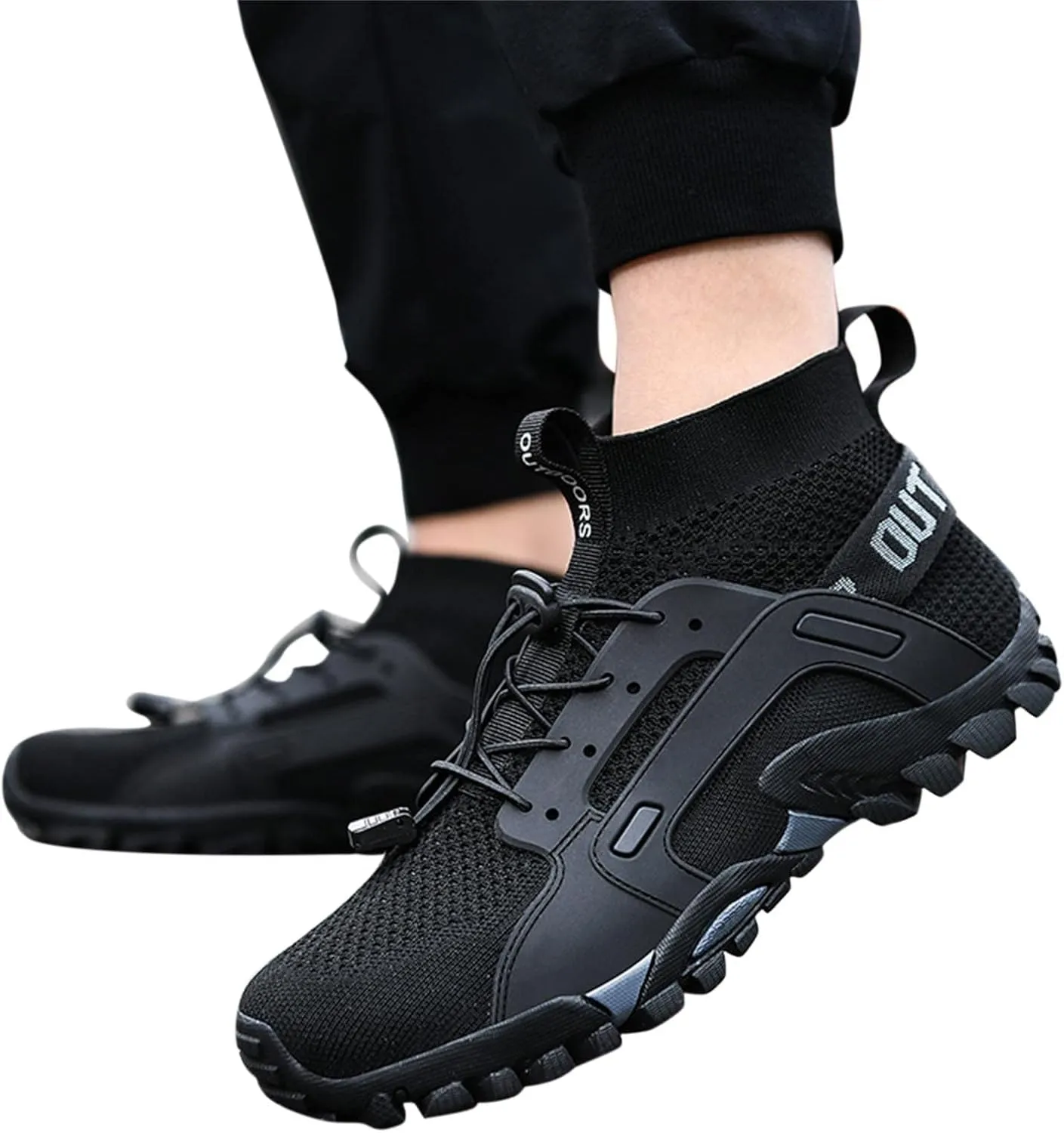 BORAMAX Men's Running Shoes Non Slip Athletic Tennis Walking Type Sneakers Hip Hop Men Walking Running Sneakers Shoe