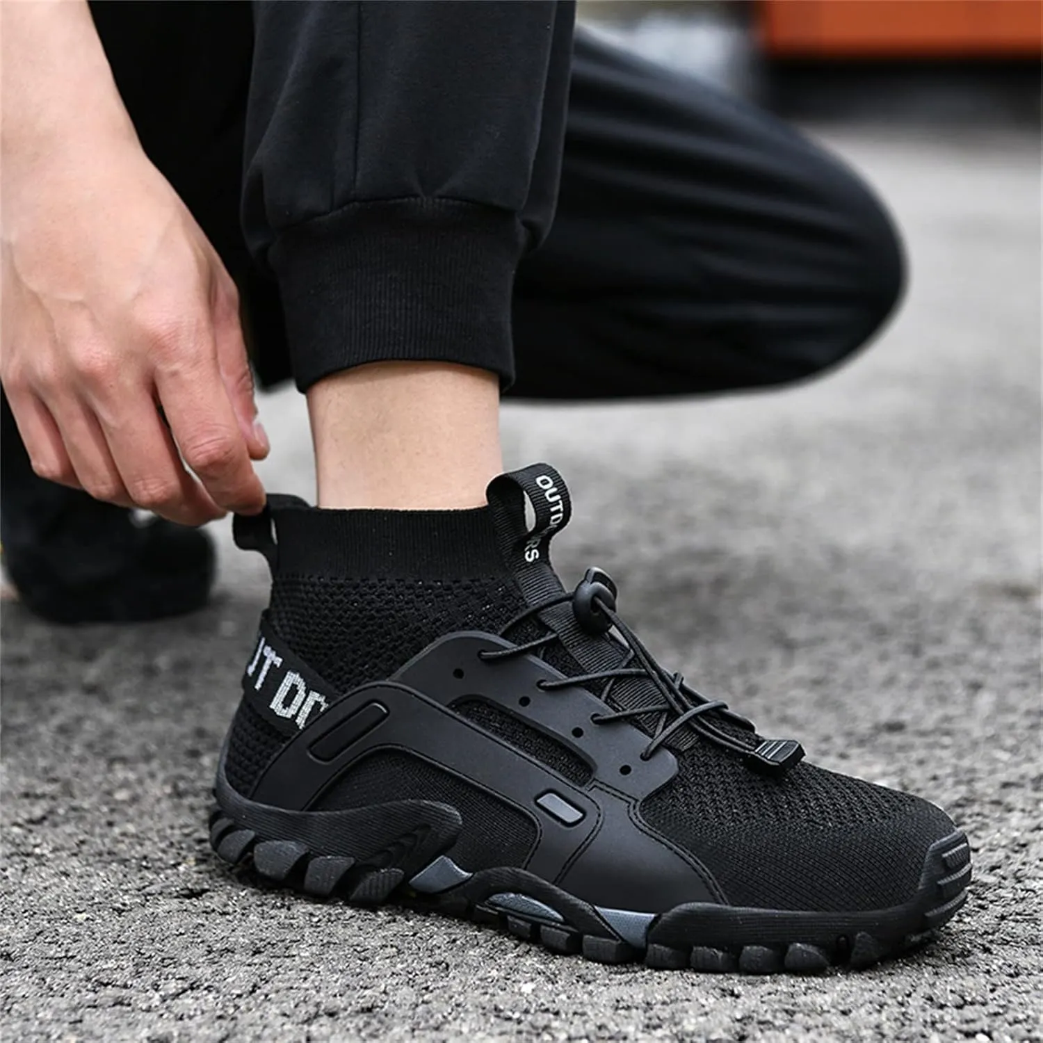 BORAMAX Men's Running Shoes Non Slip Athletic Tennis Walking Type Sneakers Hip Hop Men Walking Running Sneakers Shoe
