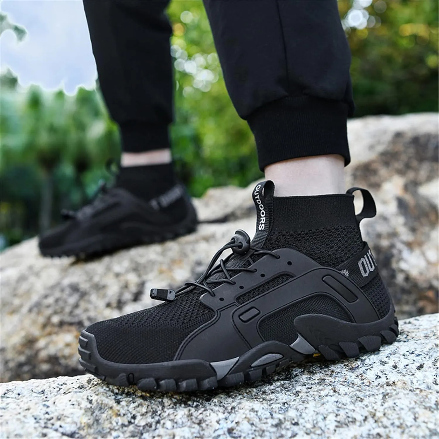 BORAMAX Men's Running Shoes Non Slip Athletic Tennis Walking Type Sneakers Hip Hop Men Walking Running Sneakers Shoe