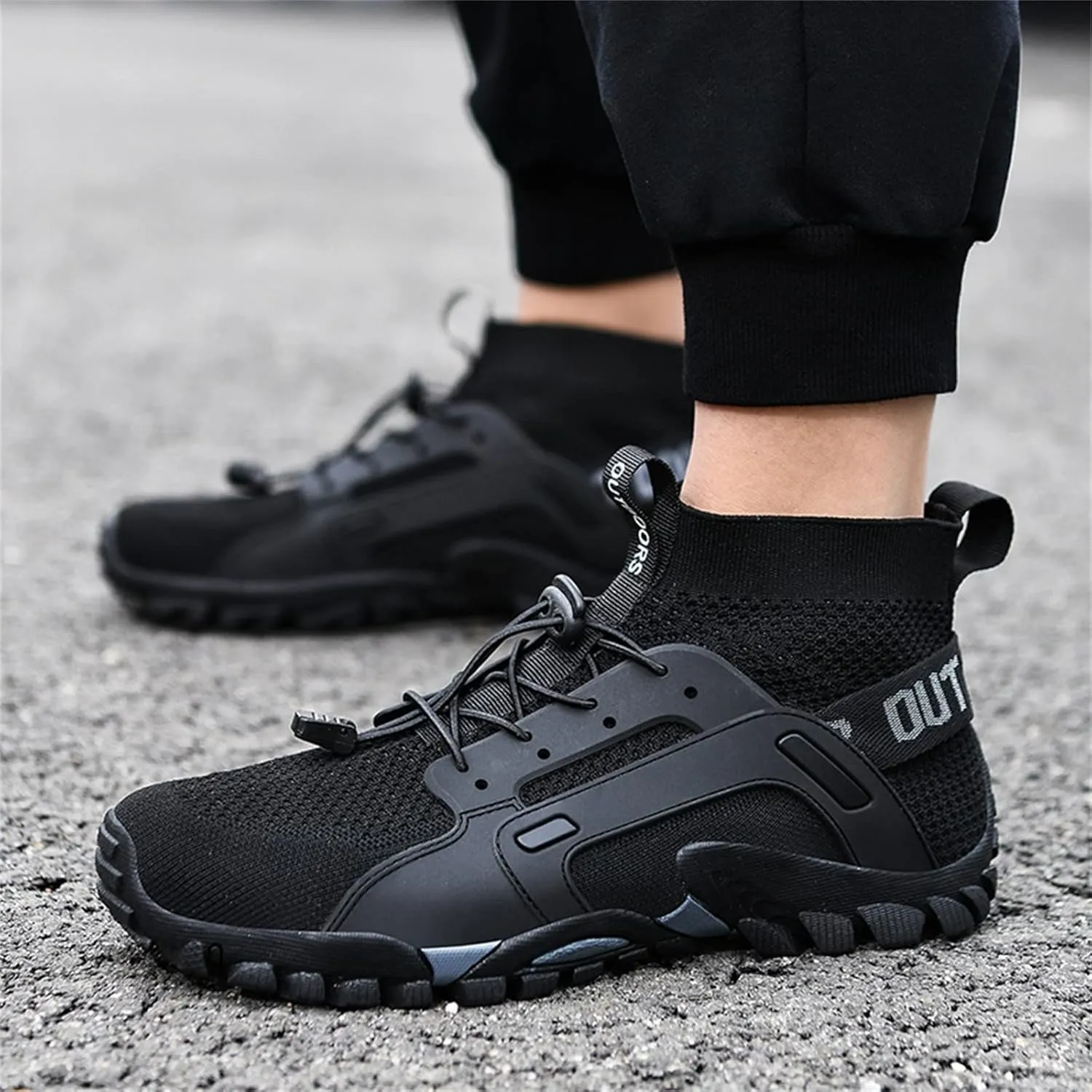 BORAMAX Men's Running Shoes Non Slip Athletic Tennis Walking Type Sneakers Hip Hop Men Walking Running Sneakers Shoe