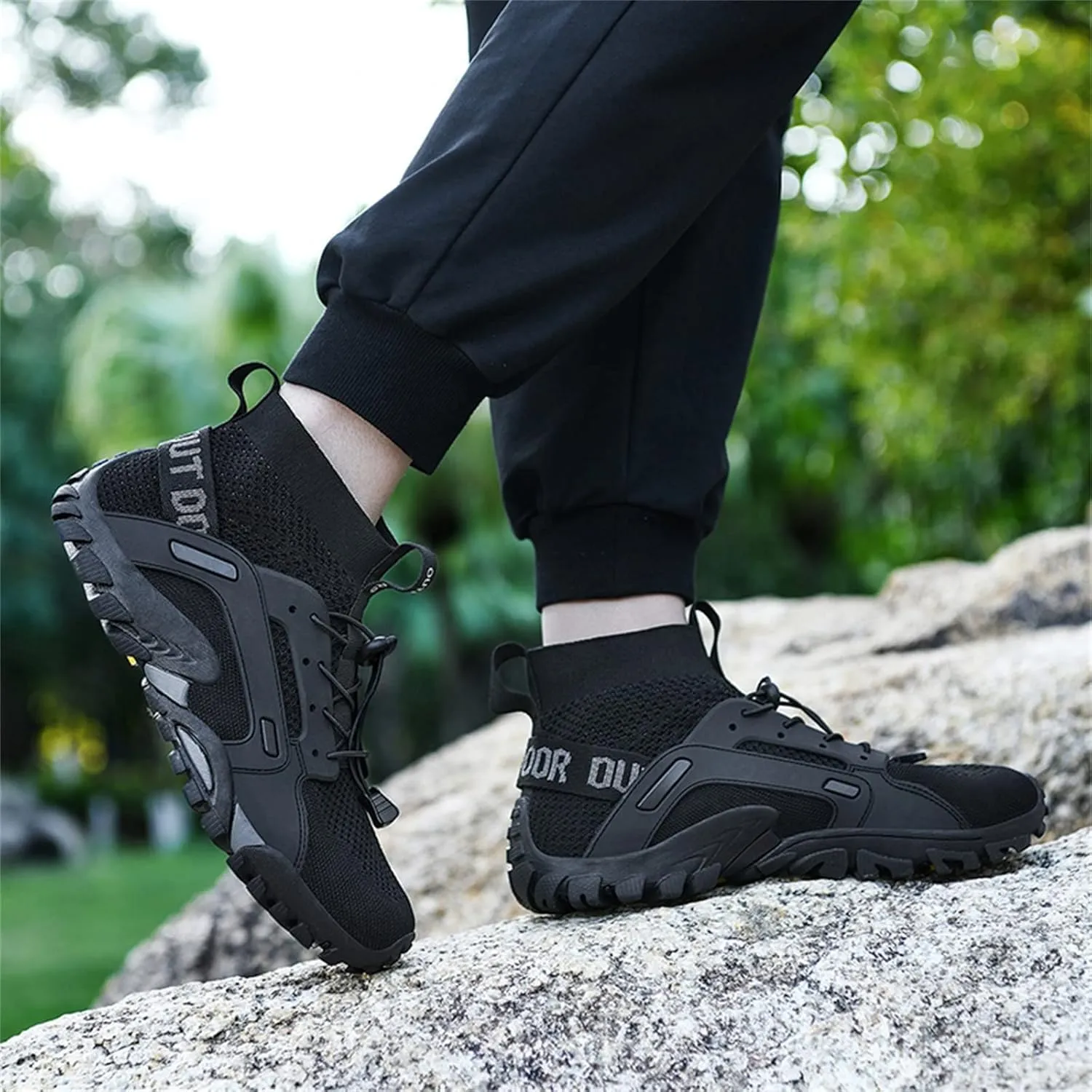 BORAMAX Men's Running Shoes Non Slip Athletic Tennis Walking Type Sneakers Hip Hop Men Walking Running Sneakers Shoe