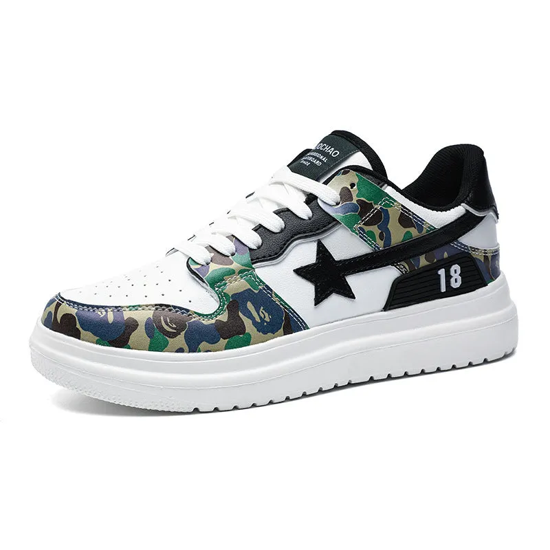 Casual Rubber And Plastic Soleplate Shoes