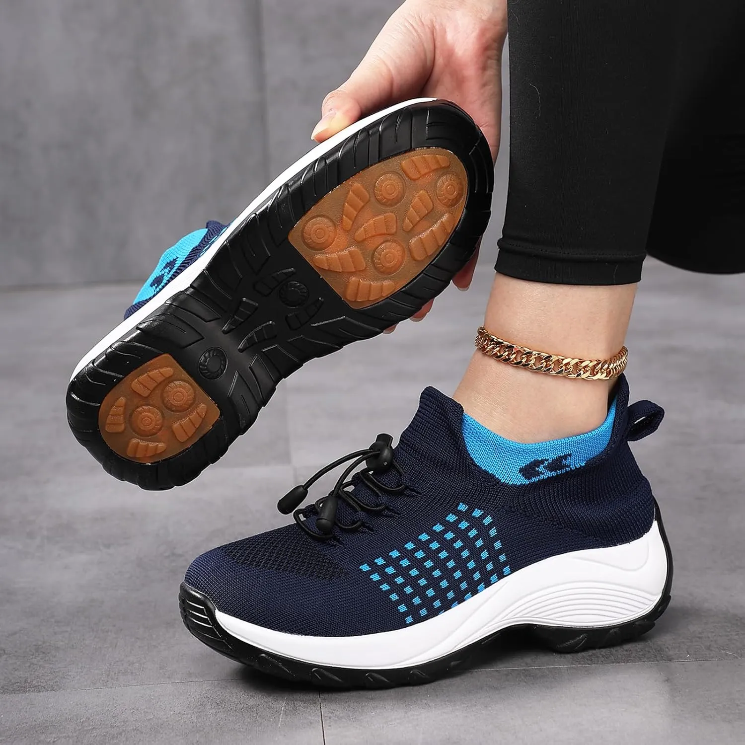 Comfort Wear Orthowear Shoes for Women Men Breathable Orthopedic Walking Sneakers Comfortable Plantar Fasciitis Ortho Sneakers Running Walking Non Slip Stretch Cushion Comfortwear Shoe Thick Bottom