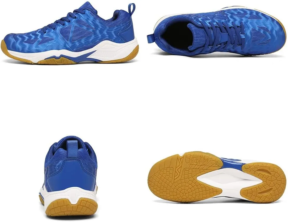 GEXECEUSS Men's Comfortable Badminton Shoes for Sport: Womens Breathable Tennis Shoes for Training - Adults Pickleball Sneakers