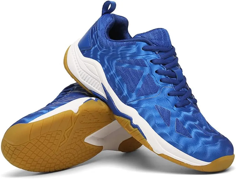 GEXECEUSS Men's Comfortable Badminton Shoes for Sport: Womens Breathable Tennis Shoes for Training - Adults Pickleball Sneakers