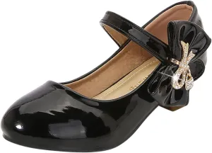 Girls High Heeled Shoes Children Leather Shoes Primary School Mary Jane Dress Shoes Sandals for Girls