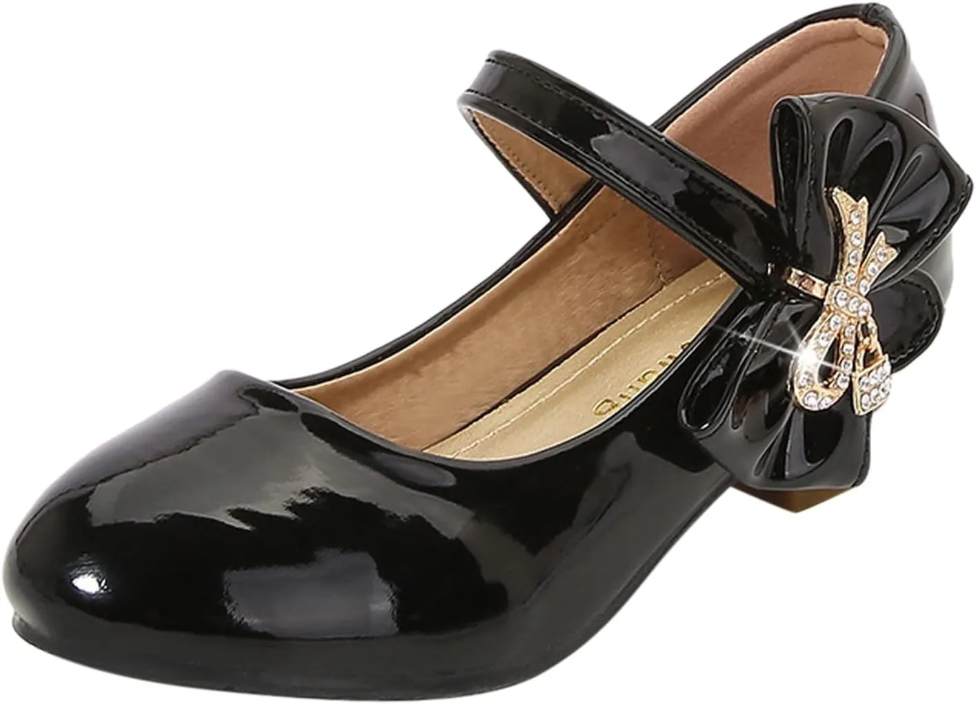 Girls High Heeled Shoes Children Leather Shoes Primary School Mary Jane Dress Shoes Sandals for Girls