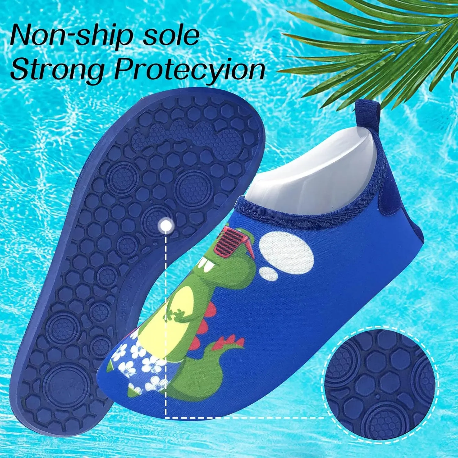 Infant Baby Shoes Children Thin and Breathable Swimming Shoes Water Rubber Beach Shoes Skin Solid Tied Canvas Shoes