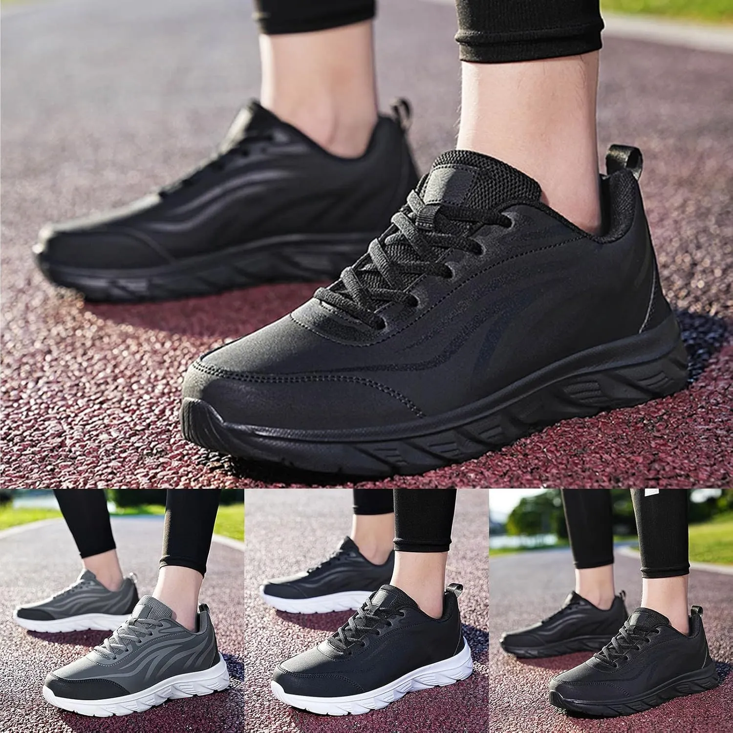 Mens Shoes Large Size Casual Leather Print Casual Fashion Simple Shoes Running Sneaker Insoles Mens Lite Adapt Sneaker -