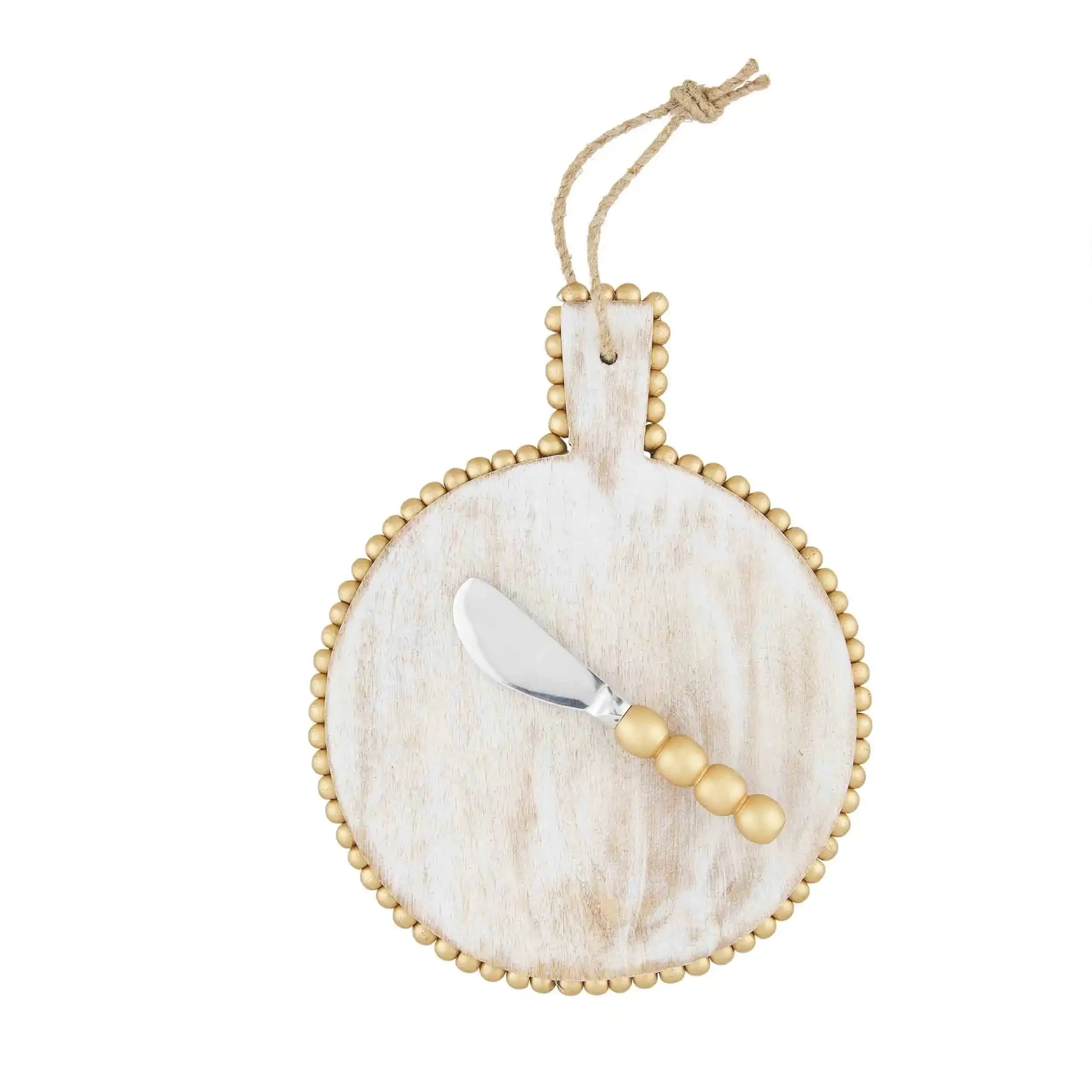 Gold-Plated Beaded Board Set by Mudpie