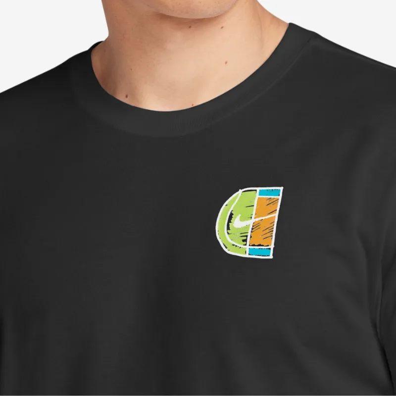Nike Court Dri-Fit Men's Tennis T-Shirt - Black