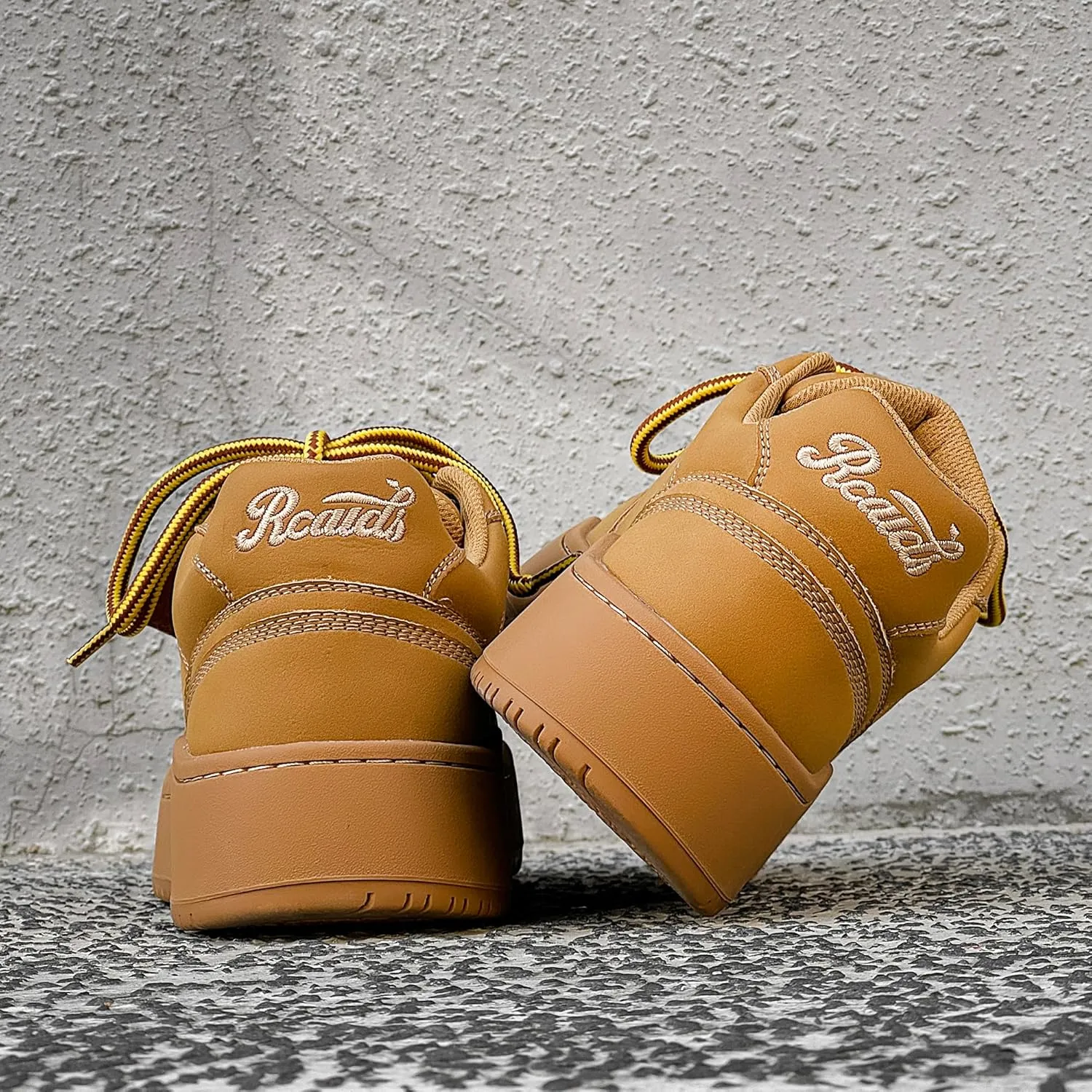 SAFECAMS Men's Casual Sneaker Shoes Lace-up Training Skate Shoe Men Platform Casual Shoes Low Basketball Shoe