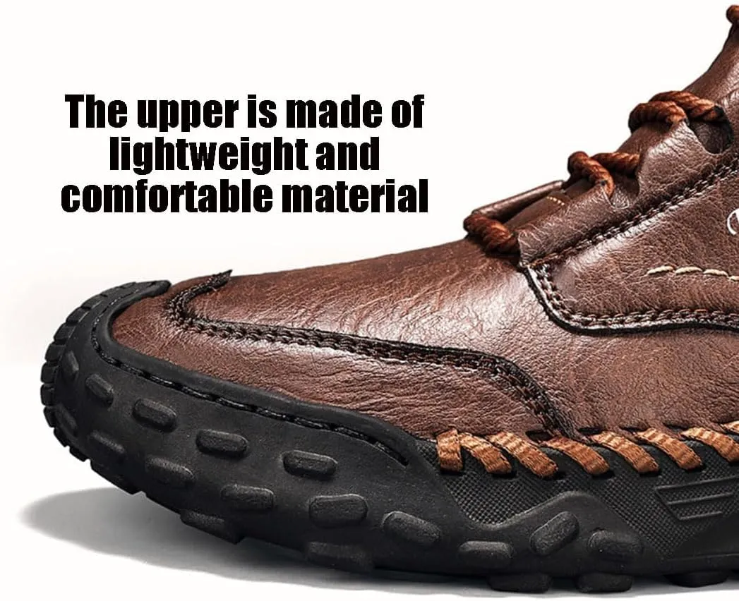 Tanners Shoes Men, Lightweight Comfortable Leather Stylish Walking Driving Casual Shoe, for Work & Casual Wear