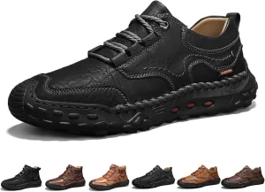 Tanners Shoes Men, Lightweight Comfortable Leather Stylish Walking Driving Casual Shoe, for Work & Casual Wear