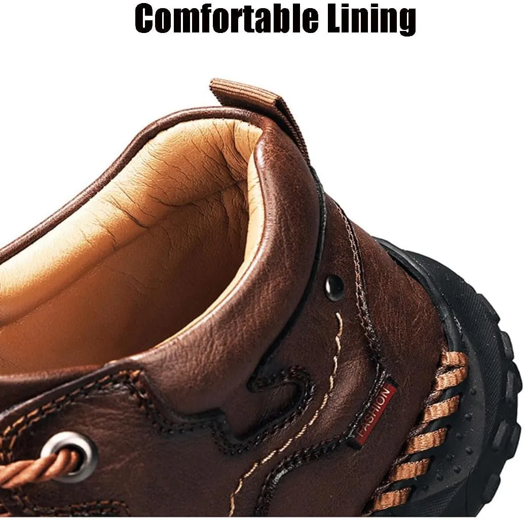 Tanners Shoes Men, Lightweight Comfortable Leather Stylish Walking Driving Casual Shoe, for Work & Casual Wear