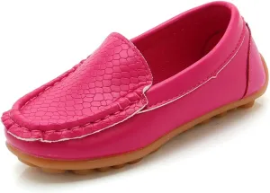 Toddler Shoes Toddler Little Kid Boys Girls Soft Slip On Loafers Dress Flat Shoes Boat Shoes Casual Rubber Sole Shoes