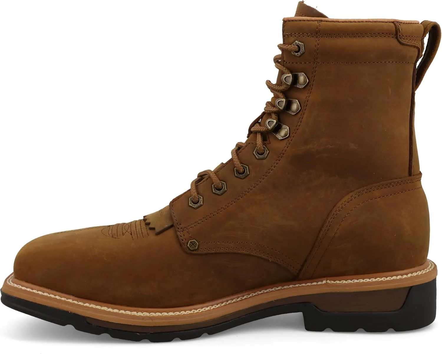 Twisted X Men's 8" Steel Toe Lite Western Work Lacer