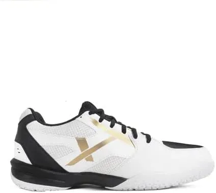 YONEX Power Cushion 39 Wide Badminton Shoe, (White/Gold) (us_Footwear_Size_System, Adult, Men, Numeric, Wide, Numeric_11_Point_5)