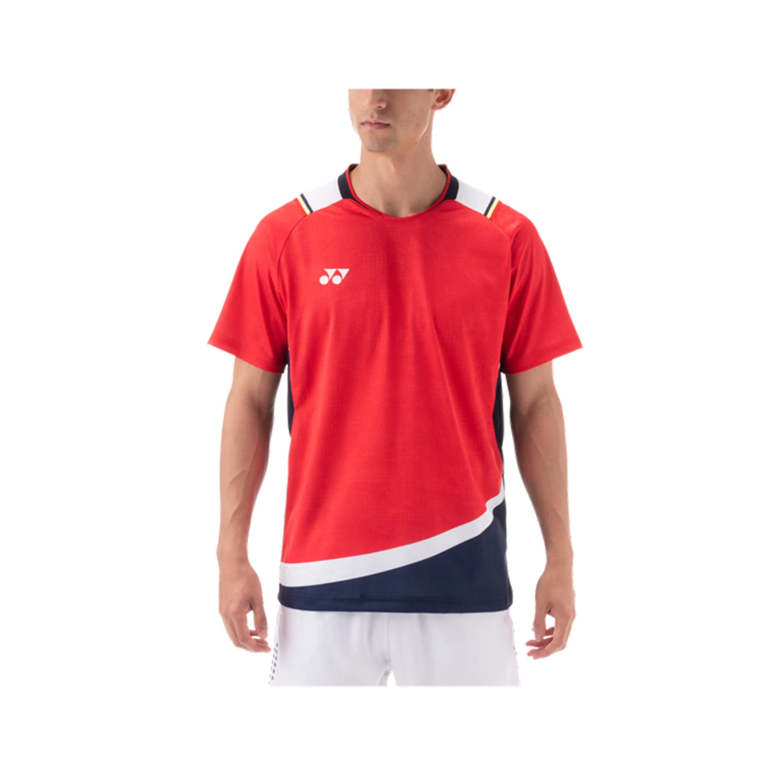 Mens Yonex Premium 10489 Ruby Red Badminton/Sports Shirt